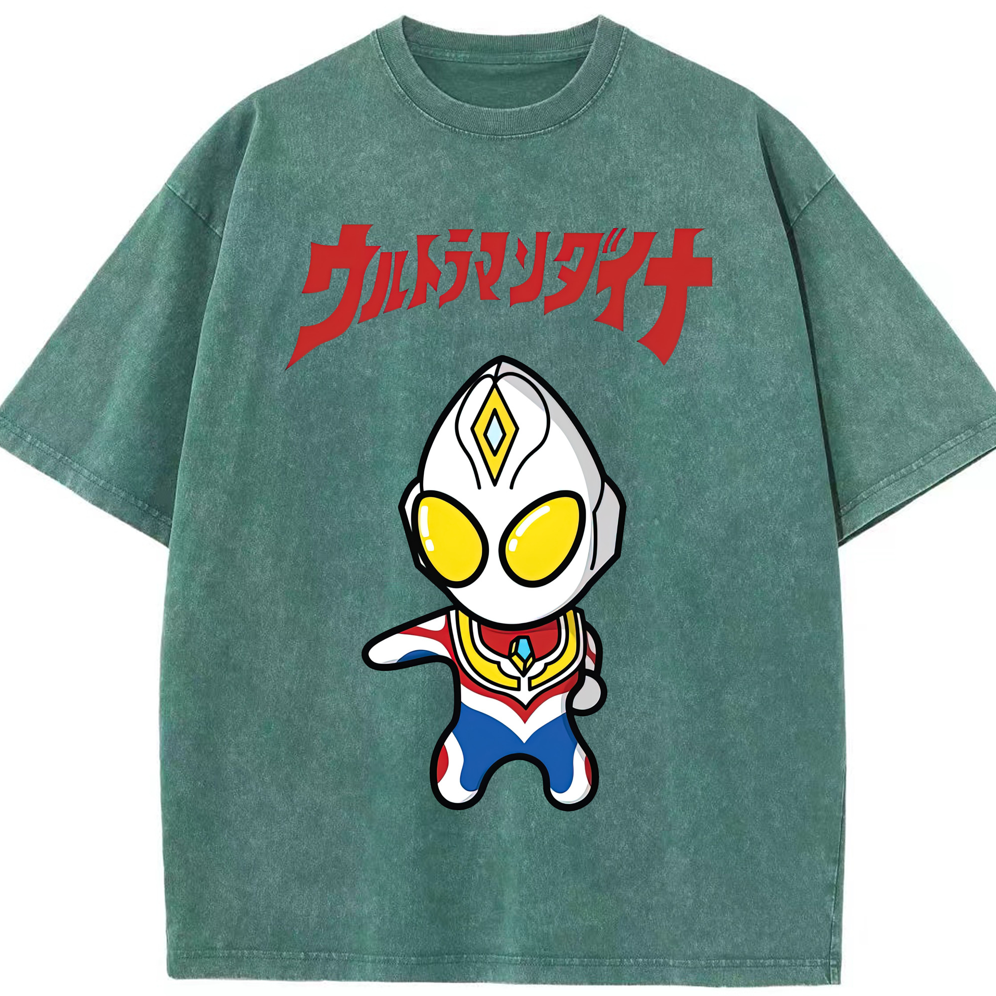 （画像用） ウルトラマン Ultraman 綿100% ヴィンテージ風 半袖Tシャツ（フロントプリント）